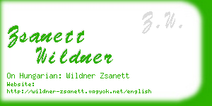 zsanett wildner business card